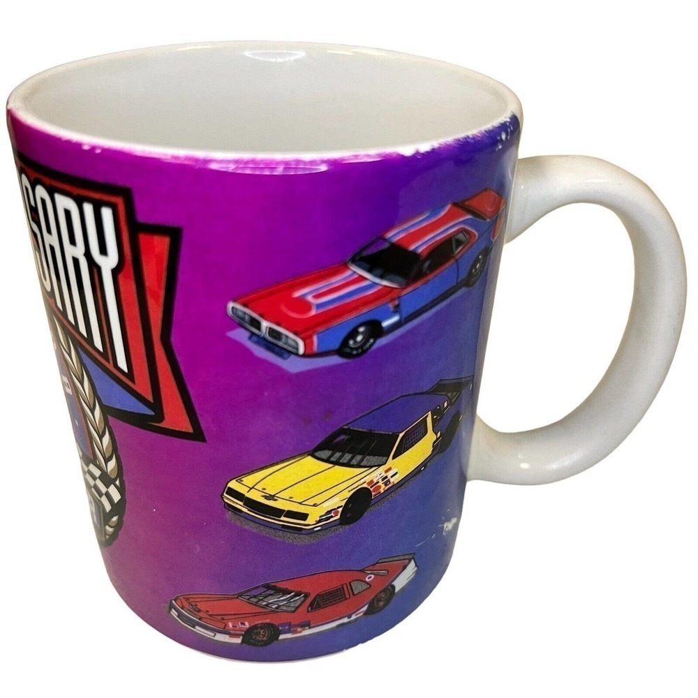 VINTAGE Nascar Mug 50th Anniversary 1948 1998 Collectors - Picture 2 of 9